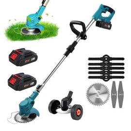 Coupe Bordure sans Fil - LPNOVE - Débroussailleuse Électrique - 1500W - Tête Réglable 90° - 100-135 cm