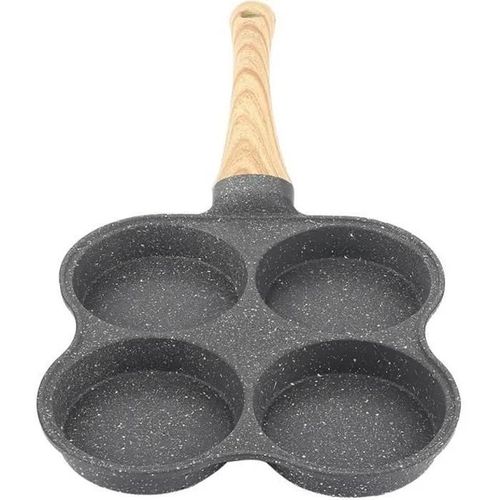 Poêle À Frire - Fafeicy - Fa001 - Antiadhésif - 4 Trous - Ergonomique