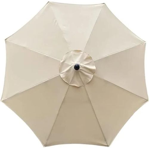 Housse De Rechange Pour Parasol, 8 Baleines, 3 M, Imperméable, Anti-Uv, Tissu De Rechange, Beige
