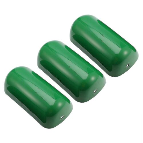 Abat-jour en verre vert vintage pour lampe de table Banker,rétro classique abat-jour remplacement fit