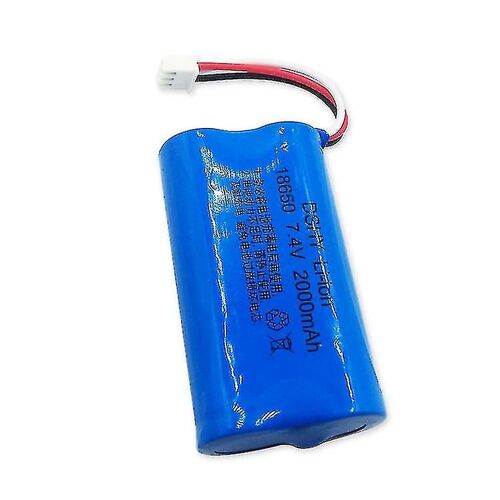 18650 Batterie au lithium 7.4v 2000mah Xh-3p Connecteur Jouet électrique Télécommande Batterie au lithium Pack-hao