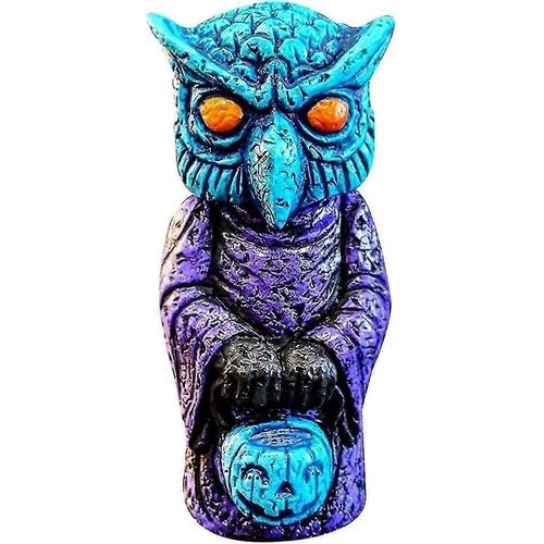 Horreur Statue Minuit Rituel Jardin Gnomes Statues Sorcier En Plein Air Résine Artisanat Ornement Halloween Décor Sculpture-Aigle