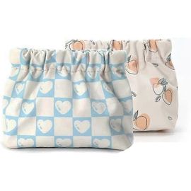 Trousse de maquillage pour femme, mini trousse de maquillage pour sac à main, trousse de maquillage à fermeture éclair, trousse de maquillage pour enseignante, trousse de toilette pour femme