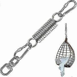 Ressort De Suspension,Ressort En Acier,Hamac À Ressort Pivotant Avec 2 Boucles D'escalade Et Rotation À 360°,Capacité De Charge Jusqu'à 250 Kg Pour Support De Sac De Sable,Hamac
