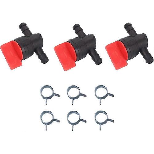 Vanne d'arrêt de carburant pour 698183 493960 494768,pour AM107340 AM36141 pour tracteur souffleuse de tondeuse à gazon Toro 54-3150 1-603770,avec pince