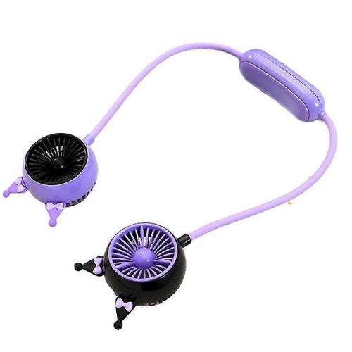 Ventilateur de cou à piles 300-500 mAh, ventilateur personnel portable mains libres pour les bouffées de chaleur