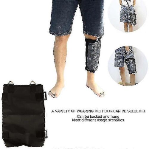 Sac D'urine Portable De 2000 Ml Pour Hommes - Collection D'incontinence Urinaire Senior Avec Entonnoir,Conception De Tissu En Maille Noire