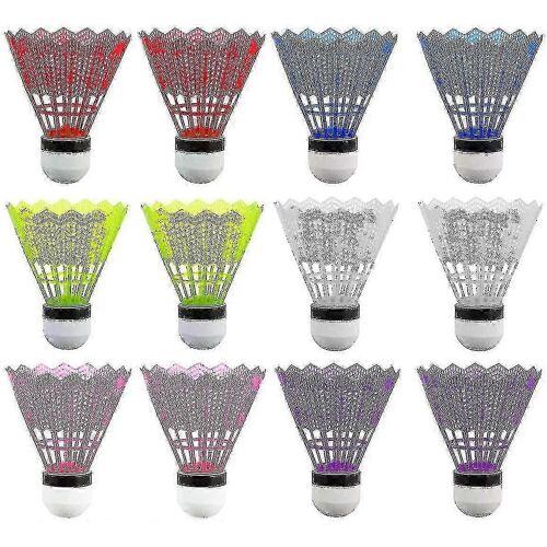 Pack De 24 Navettes De Badminton Ballon Mousse Pour Enfants Adultes Activités Sportives 