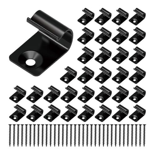 Clips De Démarrage En Acier Inoxydable Pinces De Terrasse Pinces De Terrasse Universelles Avec Vis De Terrasse Pour Lames De Terrasse Composites Paquet De 80