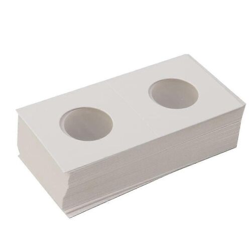 50 Pcs Support De Collection De Pièces De Monnaie En Carton 2x2 Retournements De Pièces Pour Les Collectionneurs 17,5 Mm