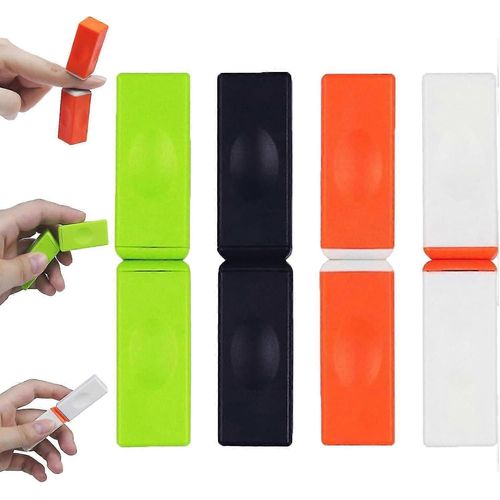 4pcs rebond briques,blocs de construction magnétiques,jouet de bloc de fidget magnétique,mini blocs de construction,fidget spinner magnétique,cadeau de jouet de soulagement du stress magique