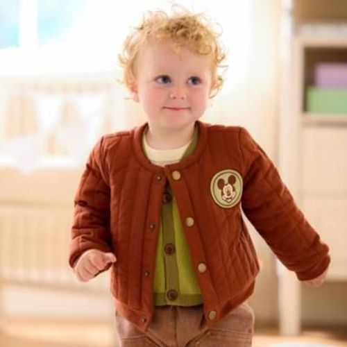 Veste Mickey Matelassée Pour Bébé