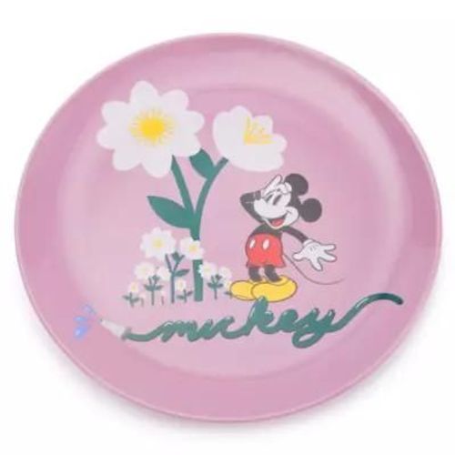 Assiette Mickey À Fleurs