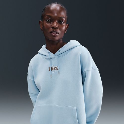 Sweat À Capuche Oversize Nike Sportswear Phoenix Fleece Pour Femme - Bleu