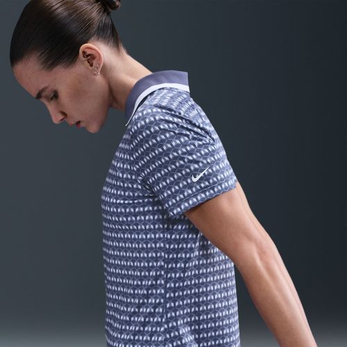 Polo De Golf Imprimé À Manches Courtes Dri-Fit Nike Tour Pour Femme - Pourpre