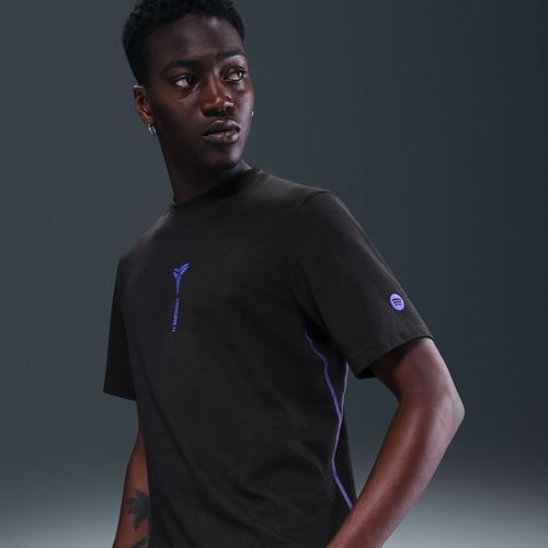 Haut De Foot À Manches Courtes Kobe Dri-Fit Fc Barcelona Primary Extérieur Pour Homme - Noir