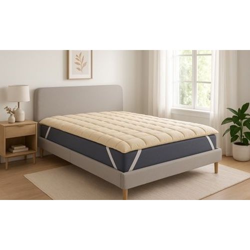 Surmatelas Fjord En Laine Mérinos 100 % Biologique Sampur : 140 X 200 Cm