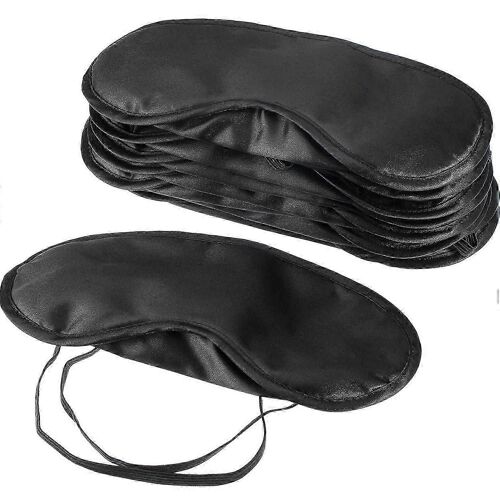 Masque Pour Les Yeux À L'aveugle Couverture D'ombre Pour Dormir Avec Plaquette Nasale,Paquet De 10 