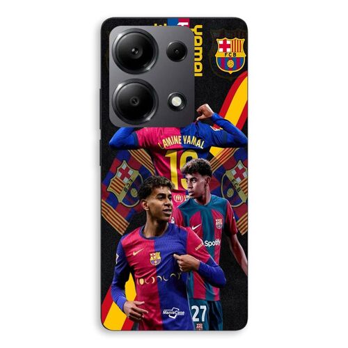 Coque Pour Xiaomi Redmi Note 13 Pro 4g Lamine Yamal Fc Barcelone Wallpaper Maniacase