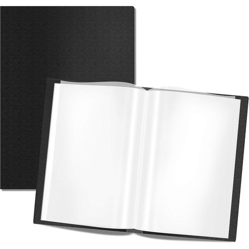 Chenquansarl-Livre De Présentation 40 Pochettes Transparentes Pochettes Protecteurs Portfolio Art Livre Transparent Pour Les ?uvres Dart, Feuille De Rapport, Lettre (Peut Accueillir 48.5 X 34 Cm)