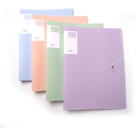 Chenquansarl-Lot De 4 Porte-Vues A4, 60 Pochettes En Plastique, Dossier De Présentation Pour La Maison, L'école Et Le Bureau
