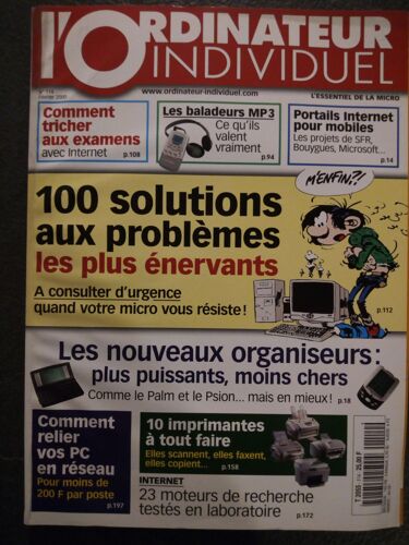 L'ordinateur Individuel N° 114 100 Solutions Aux Problèmes Les Plus Énervant