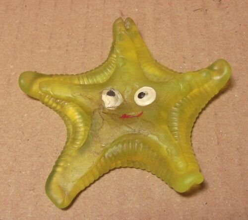 Figurine Etoile De Mer - Caoutchouc Souple - 80's