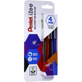 Chenquansarl-Izee Lot De 4 Stylos À Bille Rétractables