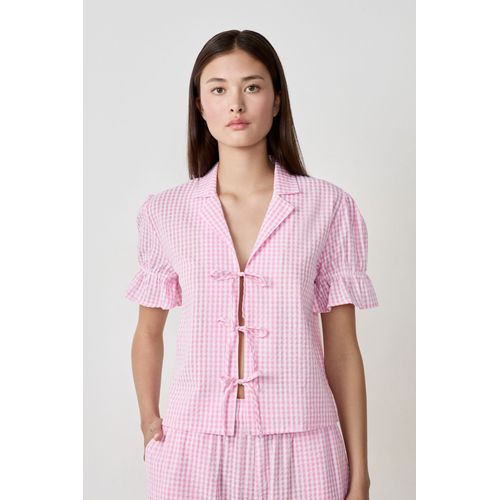 Chemises À Manches Courtes En Coton - Coraly - M - Pink - Femme - Etam