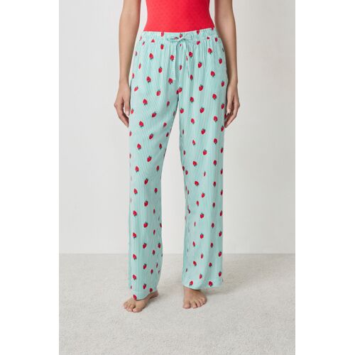 Pantalon De Pyjama À Imprimés - Caprese - Xl - Glacier - Femme - Etam