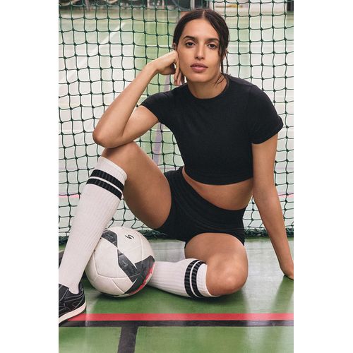 Top De Sport Manches Courtes 2 En 1 - Eta - Xl - Black - Femme - Etam