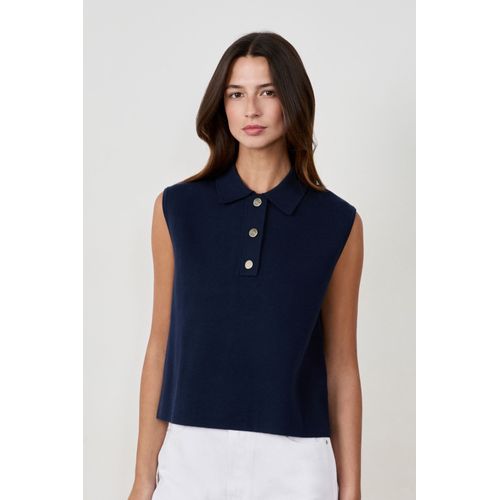 Pull Sans Manches - Fei - M - Encre - Femme - Etam