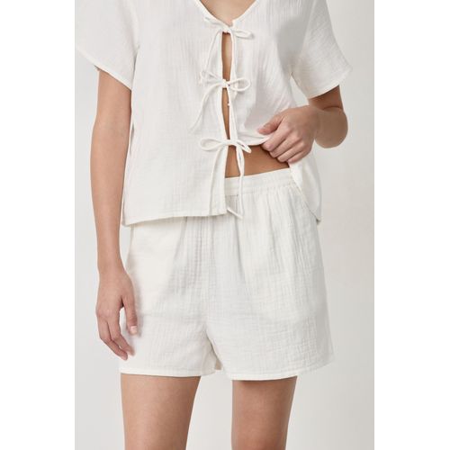Short De Pyjama En Coton - Erin - L - White - Femme - Etam