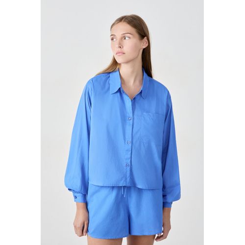 Chemise De Pyjama En Coton - Seano - L - Darkturquoise - Femme - Etam
