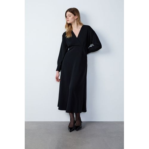 Robe Longue Fluide - Oshai - S - Black - Femme - Etam