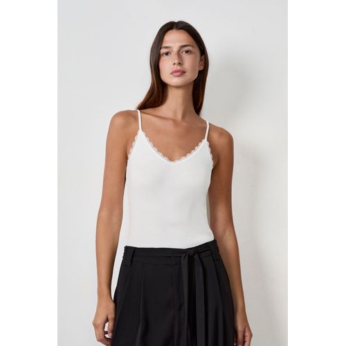 Caraco 100% Coton - Plumine - Xs - Ecru - Femme - Etam