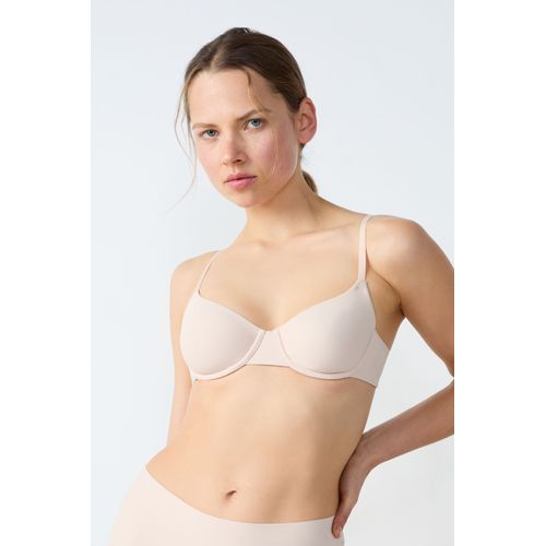 Soutien-Gorge Corbeille En Microfibre - Pure Fit - 95d - Lin - Femme - Etam