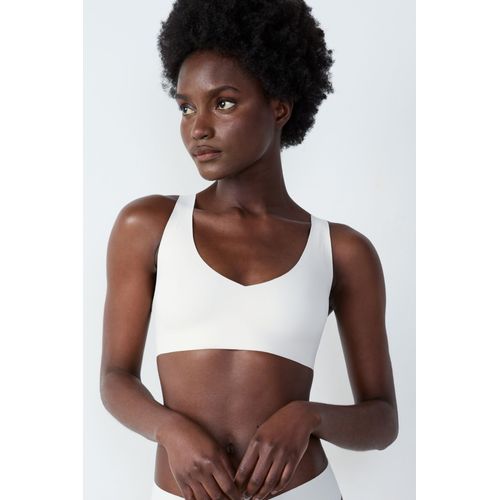 Brassière En Microfibre - Pure Fit - Xl - Ecru - Femme - Etam
