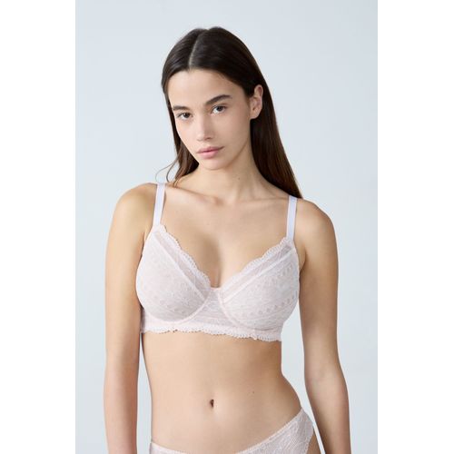 Soutien-Gorge Corbeille Minimizer Effet -1 Taille - Idole - 100e - Rose Givre - Femme - Etam