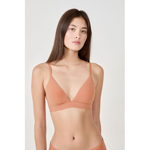 Soutien-Gorge N.8 - Le Triangle Sans Armatures - Coton 360 - M - Rose Givre - Femme - Etam