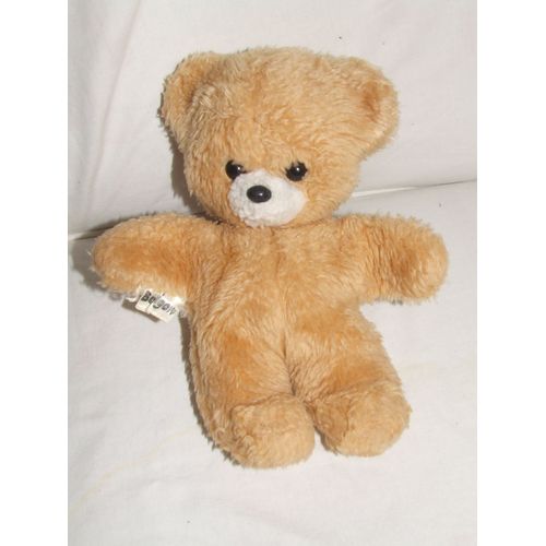 OURS BOULGOM BEIGE ORANGE 23 cm