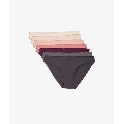 Lot De 7 Culottes En Coton - Jackie - S - Chine Moyen - Femme - Etam