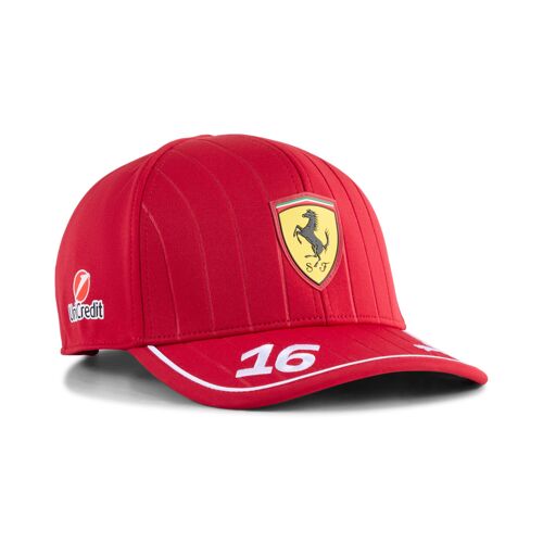Puma Casquette Leclerc Scuderia Ferrari Hp Enfant Et Adolescent, Accessoires, Dark Cherry,