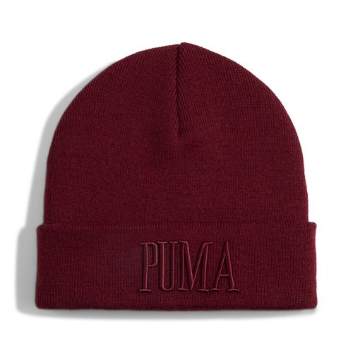 Puma Bonnet Classique Couronne Mi-Haute À Motif, Accessoires, Ruby Shimmer, Osfa