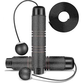 Corde À Sauter Sans Fil - Corde À Sauter Réglable Pour L'entraînement De Fitness En Intérieur Et En Extérieur