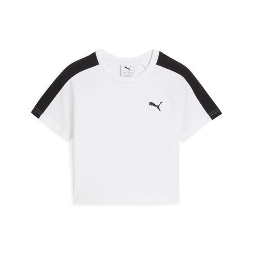 Puma T-Shirt Court T7 Enfant Et Adolescent, Shop, Blanc, 11-12y