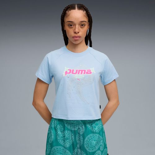 Puma T-Shirt Court Shooting Stars Femme, Vêtements, Haute Tropic, Xl