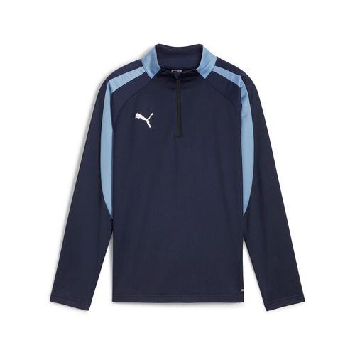 Puma Haut À 1/4 Zip Individualliga Enfant Et Adolescent, Vêtements, Navy/Blanc/Zen Bleu, 11-12y