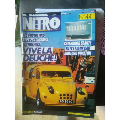 Nitro 44 De 1985 Citroen 2cv,Ford Fairlane,Camaro Z28,Cadillac Coupe De Ville,Limousine,Ford Phaeton Rod,Hudson Super 6