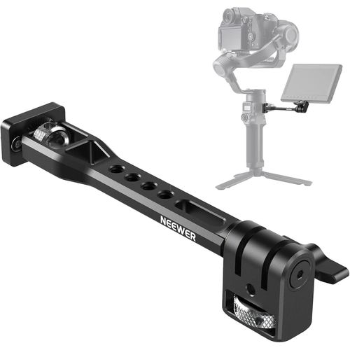 NEEWER Support de Moniteur de Champ réglable, Support de Moniteur de caméra Rotatif à 360° avec Filetage 1/4", Compatible avec DJI RS 2 RSC 2 RS 3 RS 3 Pro ZHIYUN Crane 2S Crane 3 3S WEEBILL-S MOZA